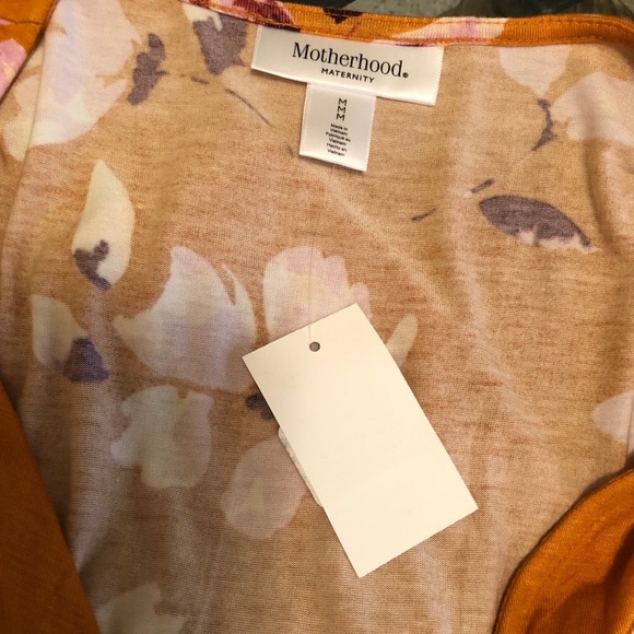 Motherhood Maternity Floral Long Sleeve Maxi Dress - Picture 6 of 9